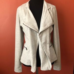 Banana republic gray blazer sweater 😎